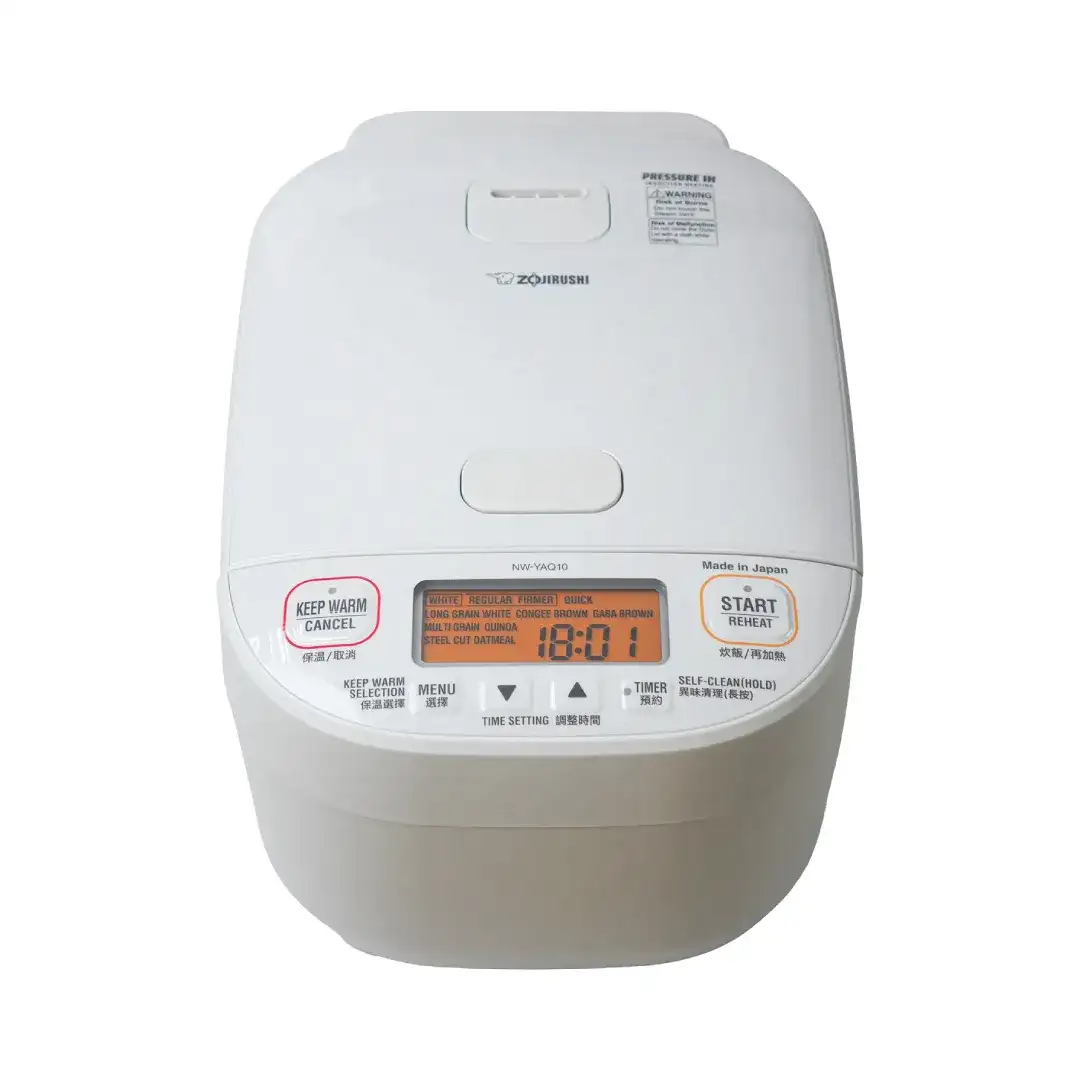 Zojirushi Induction Heating Pressure (IH Pressure) Rice Cooker Made in Japan (NW-YAQ)